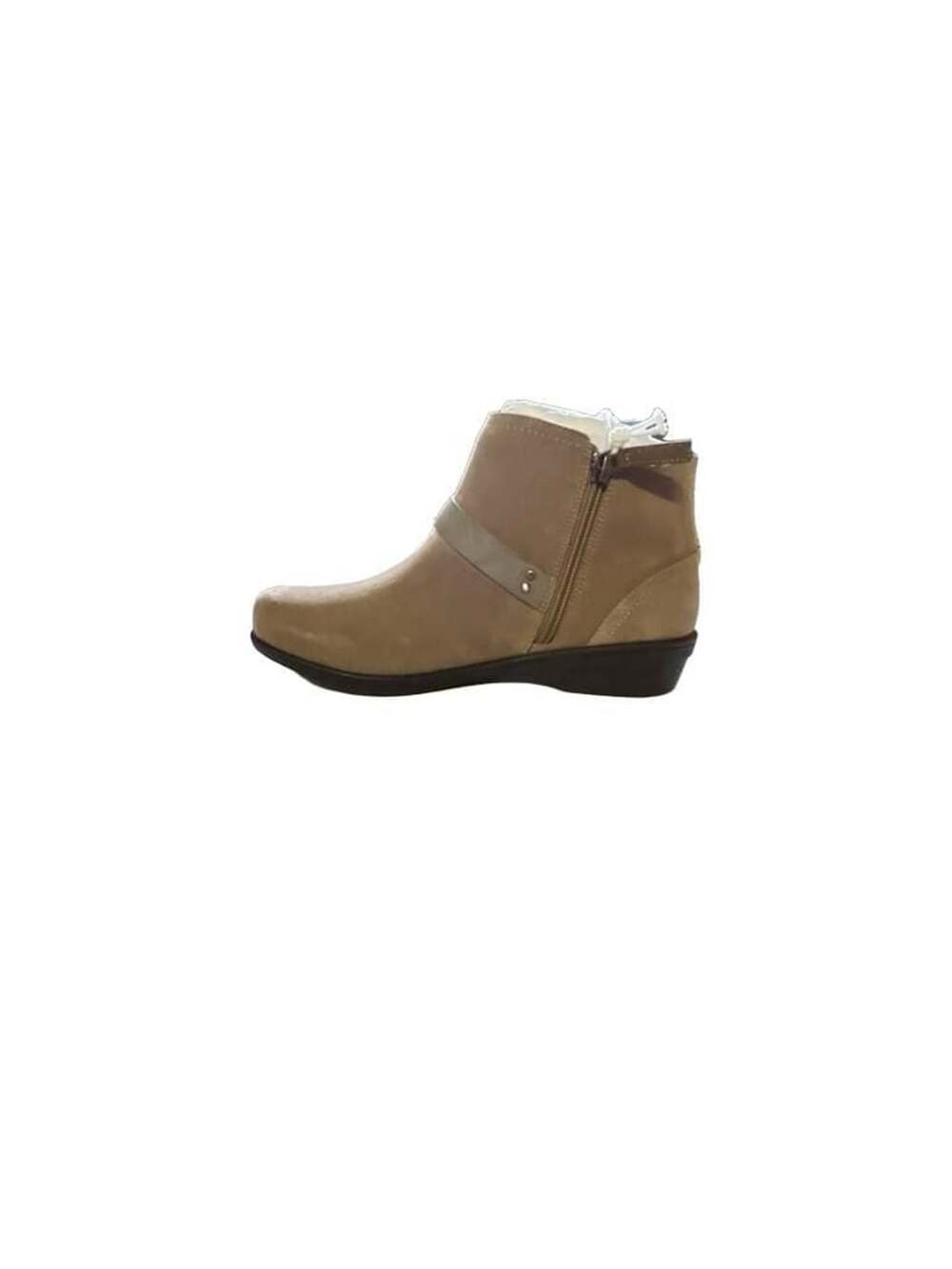 Revitalign Malibu Boot Size 7B Mushroom Suede Ankle Booties